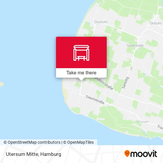 Карта Utersum Mitte