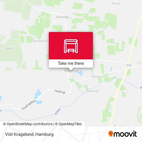 Карта Viöl Kragelund