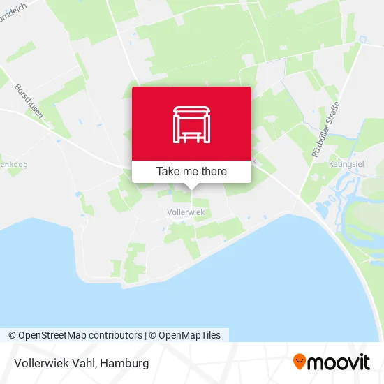 Карта Vollerwiek Vahl