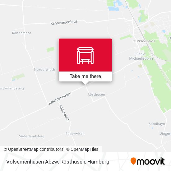 Volsemenhusen Abzw. Rösthusen map