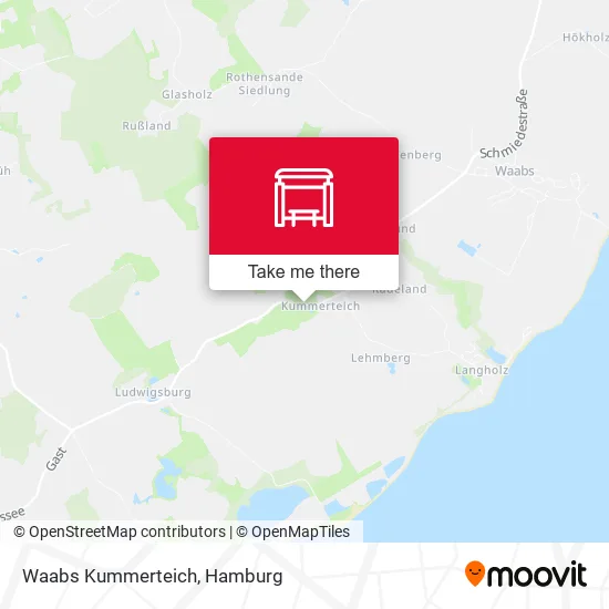 Карта Waabs Kummerteich