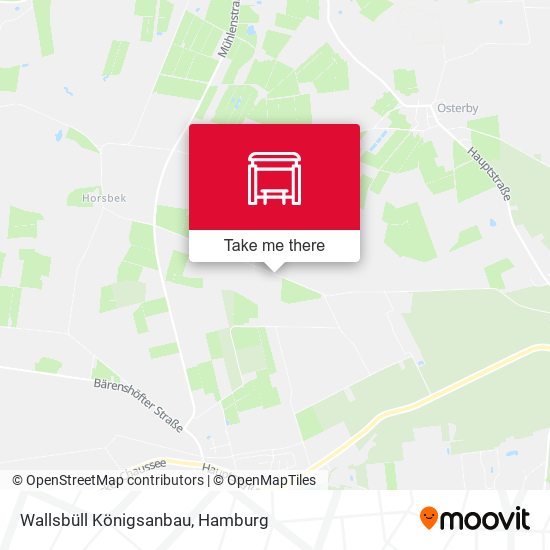 Wallsbüll Königsanbau map