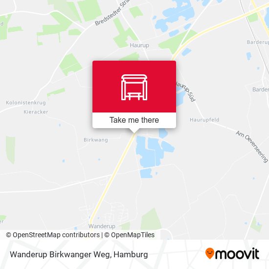 Wanderup Birkwanger Weg map