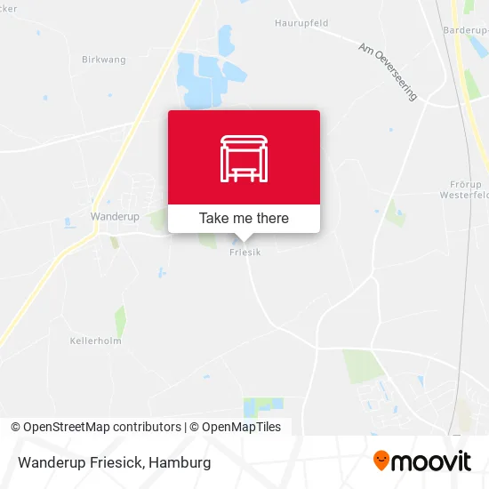 Карта Wanderup Friesick