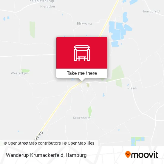 Карта Wanderup Krumackerfeld