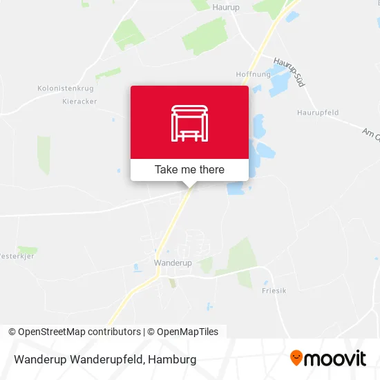 Карта Wanderup Wanderupfeld