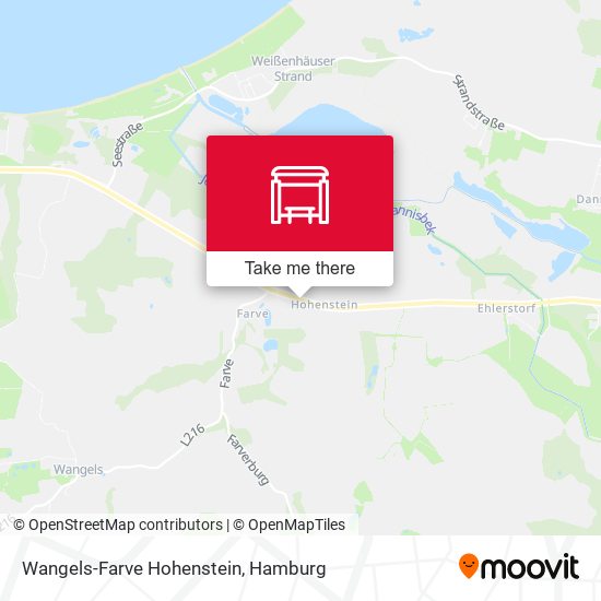 Wangels-Farve Hohenstein map