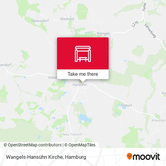 Wangels-Hansühn Kirche map