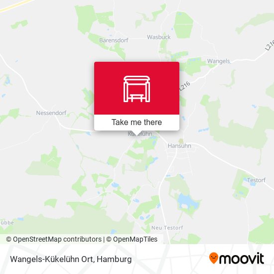 Wangels-Kükelühn Ort map