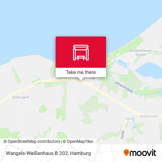 Wangels-Weißenhaus B 202 map