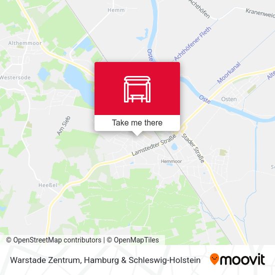 Warstade Zentrum map