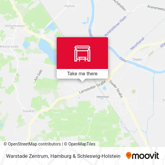 Карта Warstade Zentrum