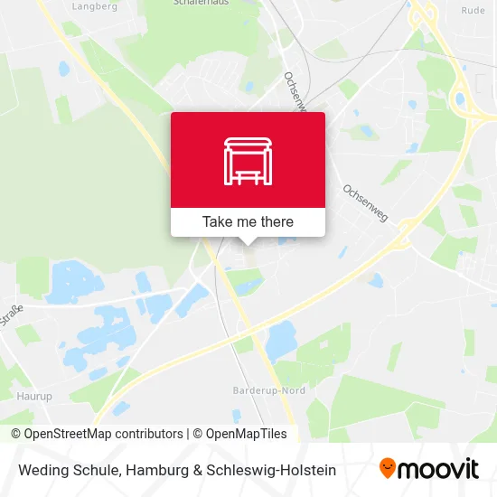Weding Schule map