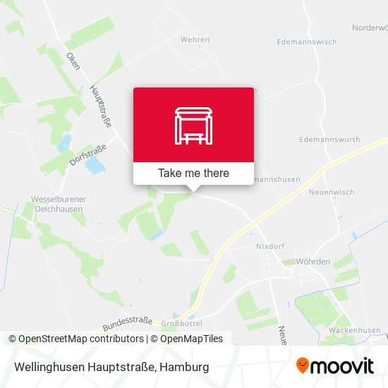 Wellinghusen Hauptstraße map
