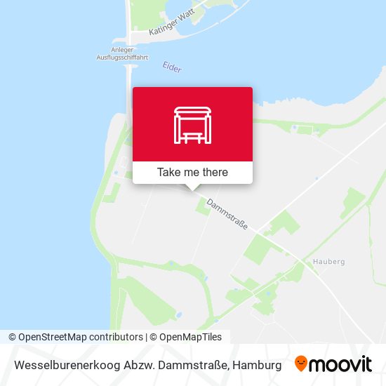 Wesselburenerkoog Abzw. Dammstraße map
