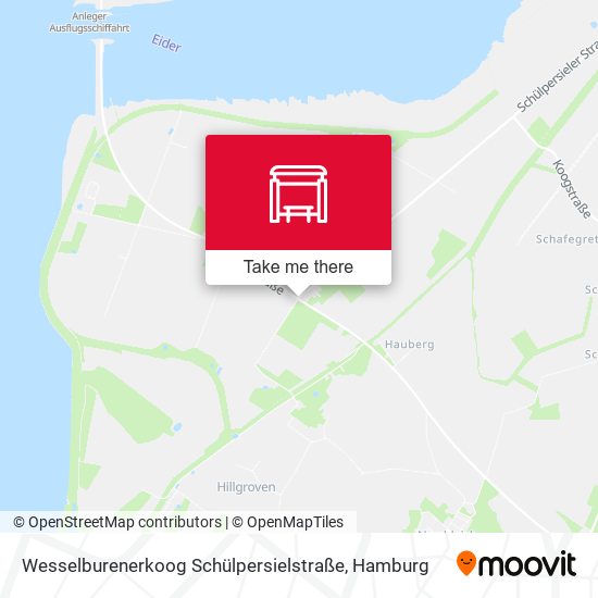 Wesselburenerkoog Schülpersielstraße map