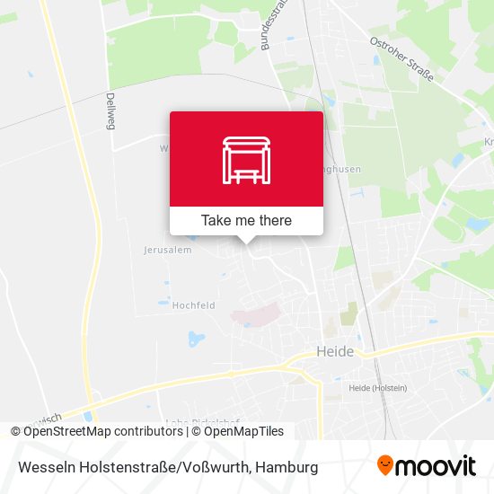 Wesseln Holstenstraße/Voßwurth map