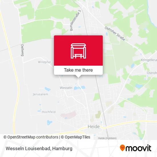Карта Wesseln Louisenbad