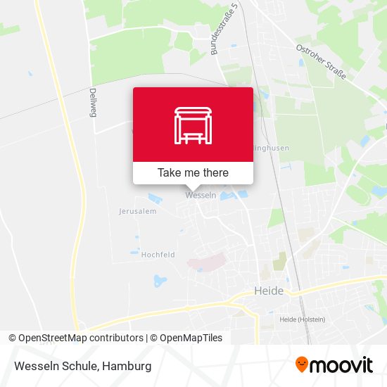 Wesseln Schule map