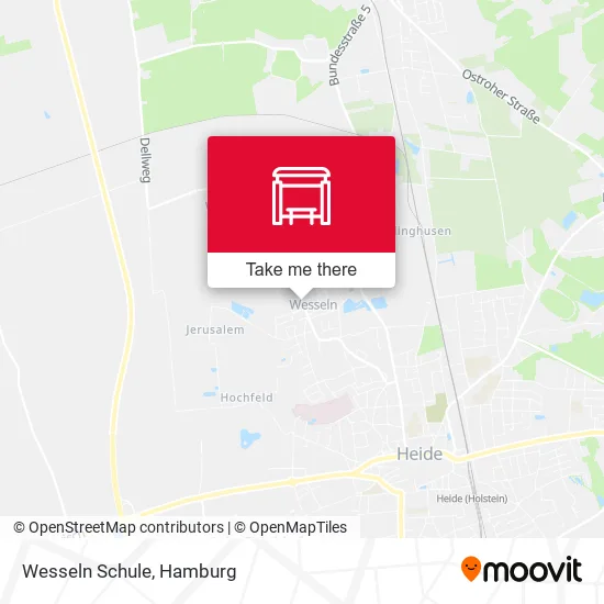 Карта Wesseln Schule