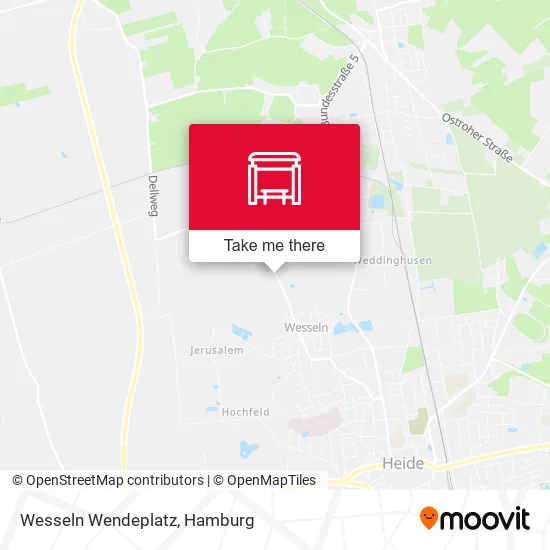 Карта Wesseln Wendeplatz