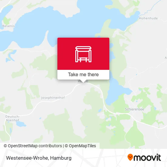 Карта Westensee-Wrohe
