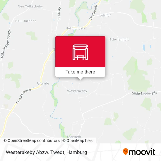 Карта Westerakeby Abzw. Twedt