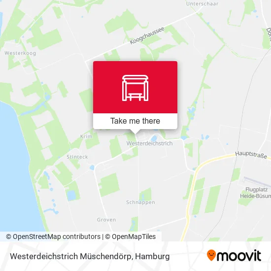 Карта Westerdeichstrich Müschendörp