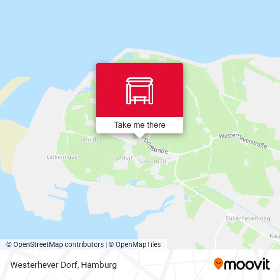 Карта Westerhever Dorf