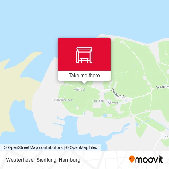 Карта Westerhever Siedlung