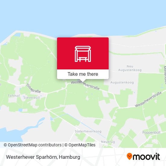 Westerhever Sparhörn map