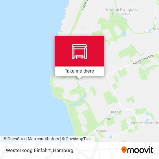 Карта Westerkoog Einfahrt