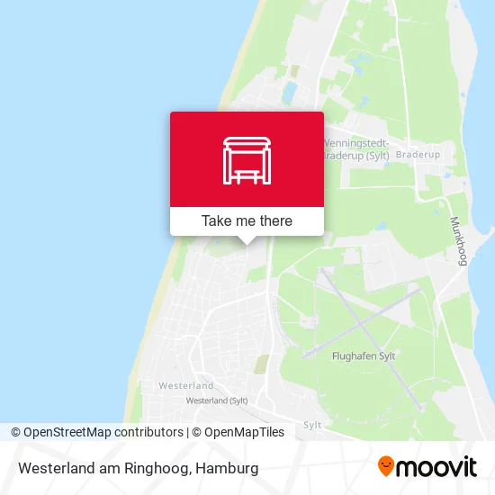 Карта Westerland am Ringhoog