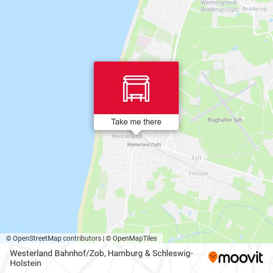 Westerland Bahnhof/Zob map