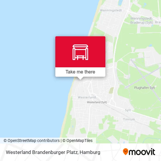 Карта Westerland Brandenburger Platz