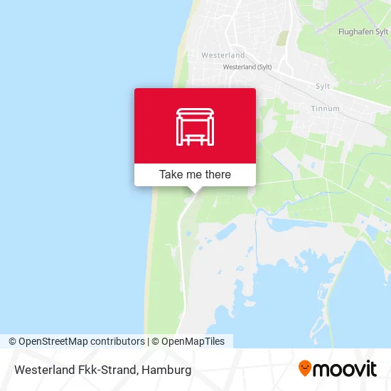 Карта Westerland Fkk-Strand