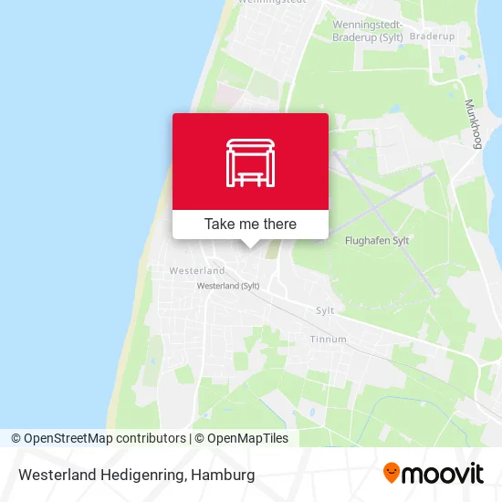 Карта Westerland Hedigenring