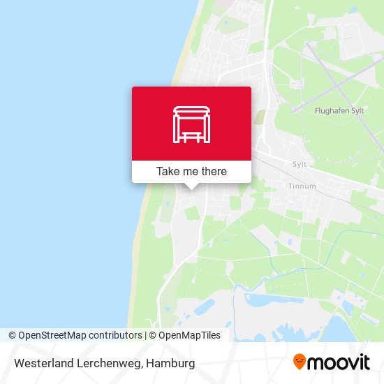 Westerland Lerchenweg map