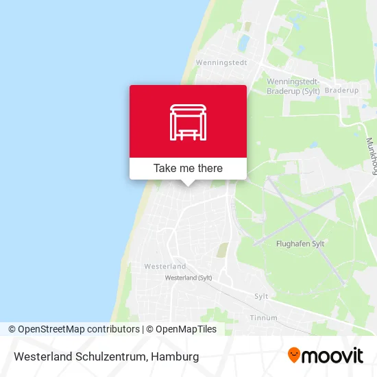 Карта Westerland Schulzentrum