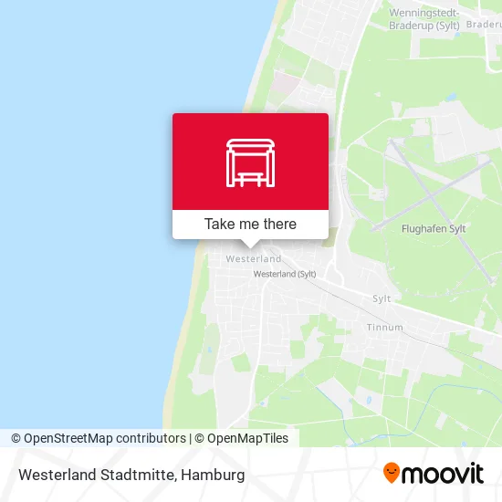 Карта Westerland Stadtmitte