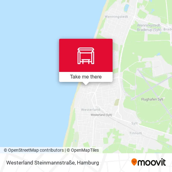 Westerland Steinmannstraße map