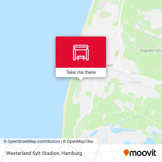 Карта Westerland Sylt-Stadion
