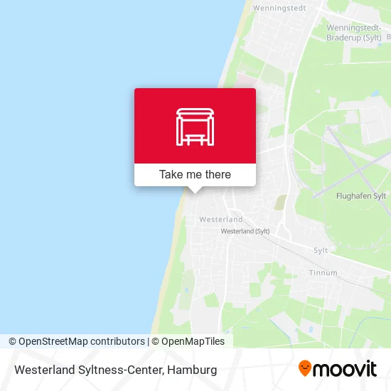 Westerland Syltness-Center map