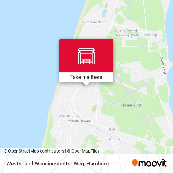 Westerland Wenningstedter Weg map