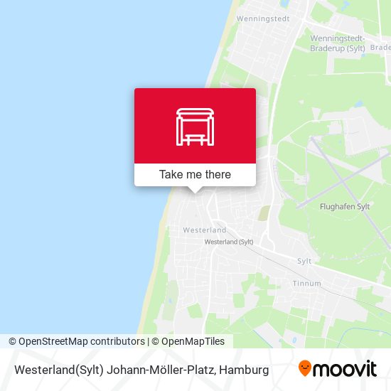 Westerland(Sylt) Johann-Möller-Platz map