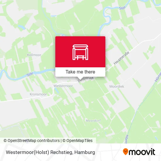 Карта Westermoor(Holst) Rechstieg