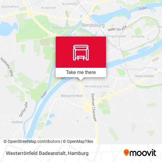 Карта Westerrönfeld Badeanstalt