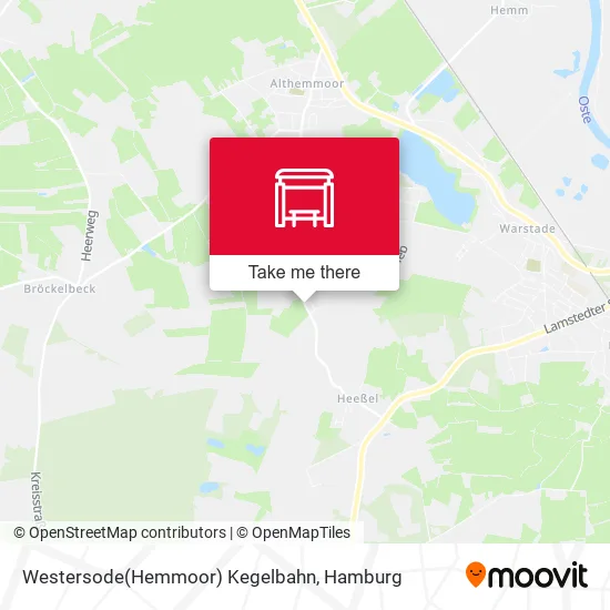 Карта Westersode(Hemmoor) Kegelbahn