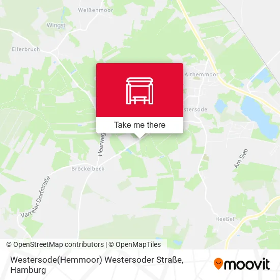 Карта Westersode(Hemmoor) Westersoder Straße