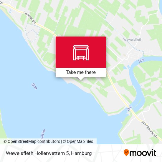 Wewelsfleth Hollerwettern 5 map